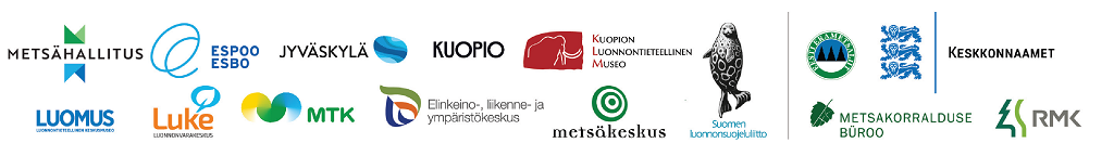 Liito-orava LIFE -hankkeen partnereiden logot.